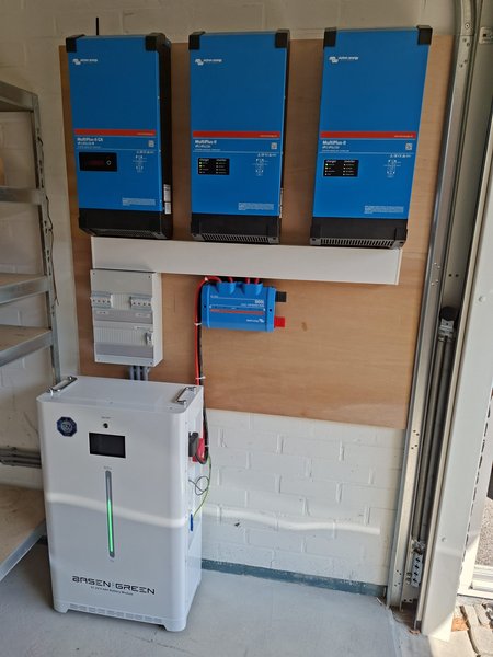 Victron met Basengreen batterij